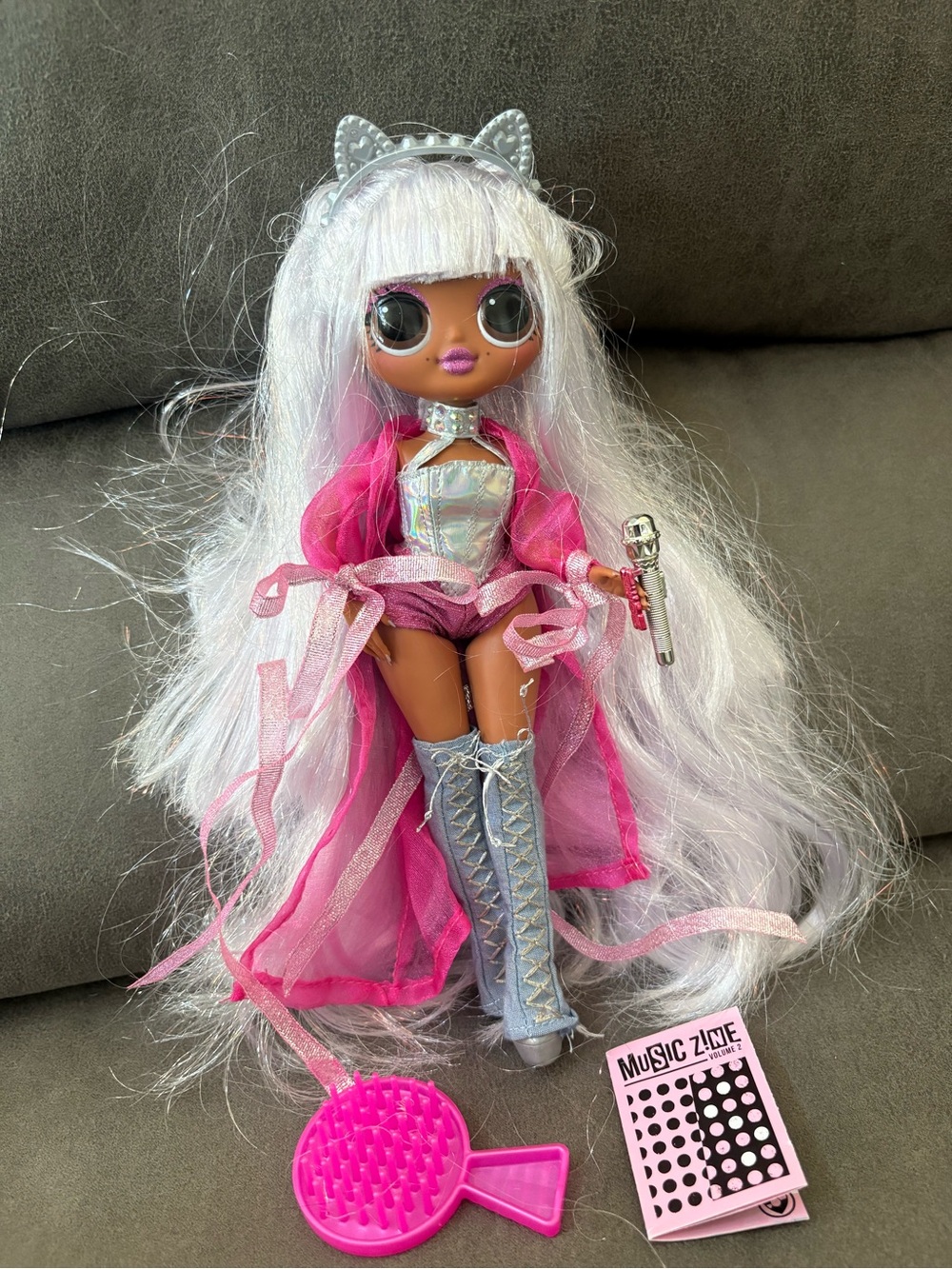 L.O.L. Surprise! OMG Kitty K Doll - Pink & Silver Fashion Pop Star